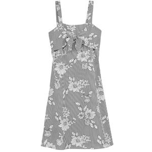 Monteau Tie Front Dress